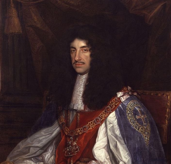 Charles II portrait in Garter robes