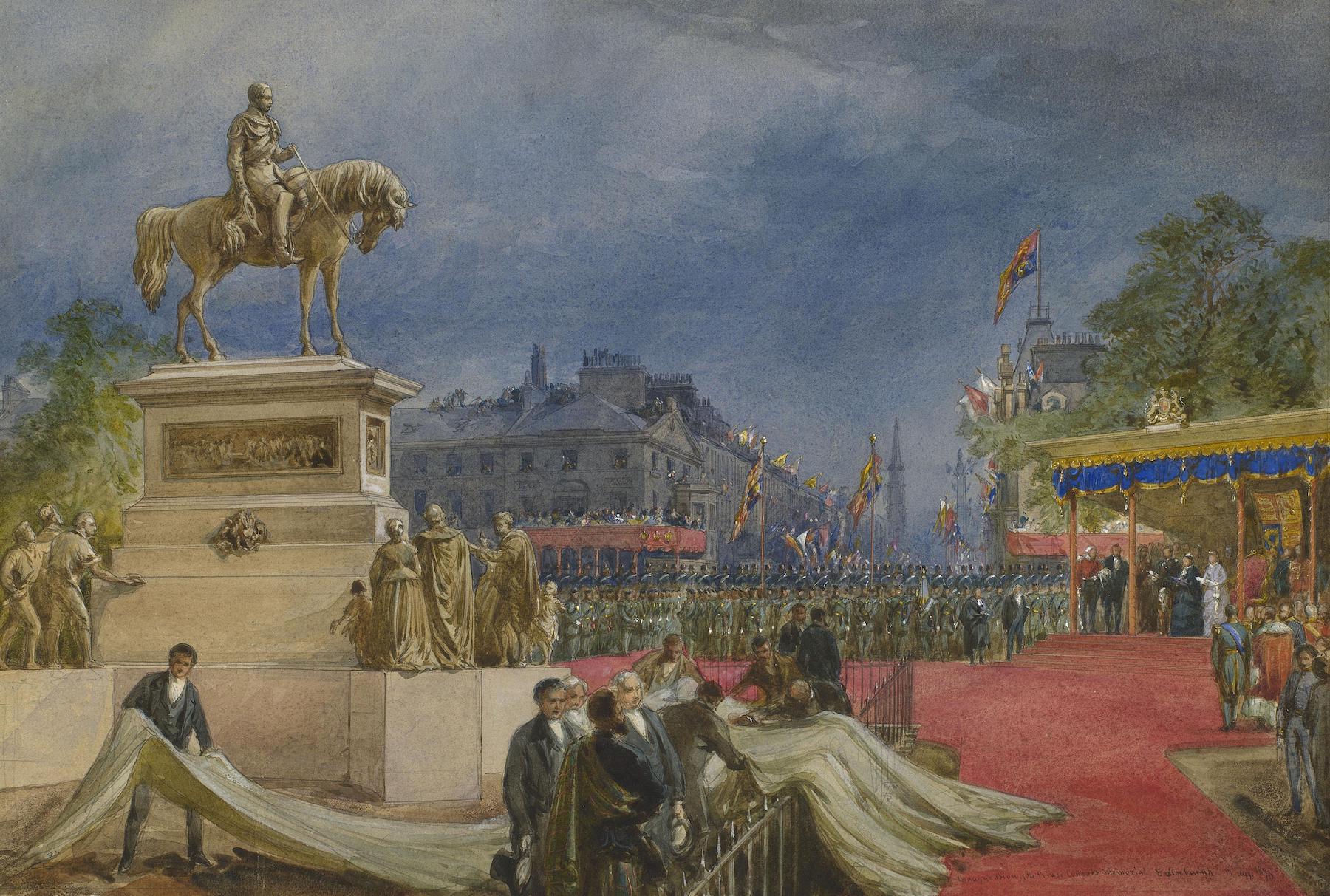 albert statute unveiling 1876