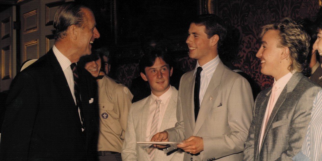 Edward was given his Gold Duke of Edinburgh Award by his late father, Prince Philip.