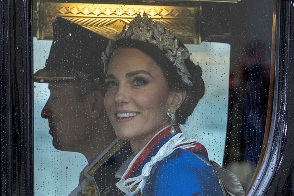 The Princess of Wales wore a bespoke Headpiece for the Coronation.