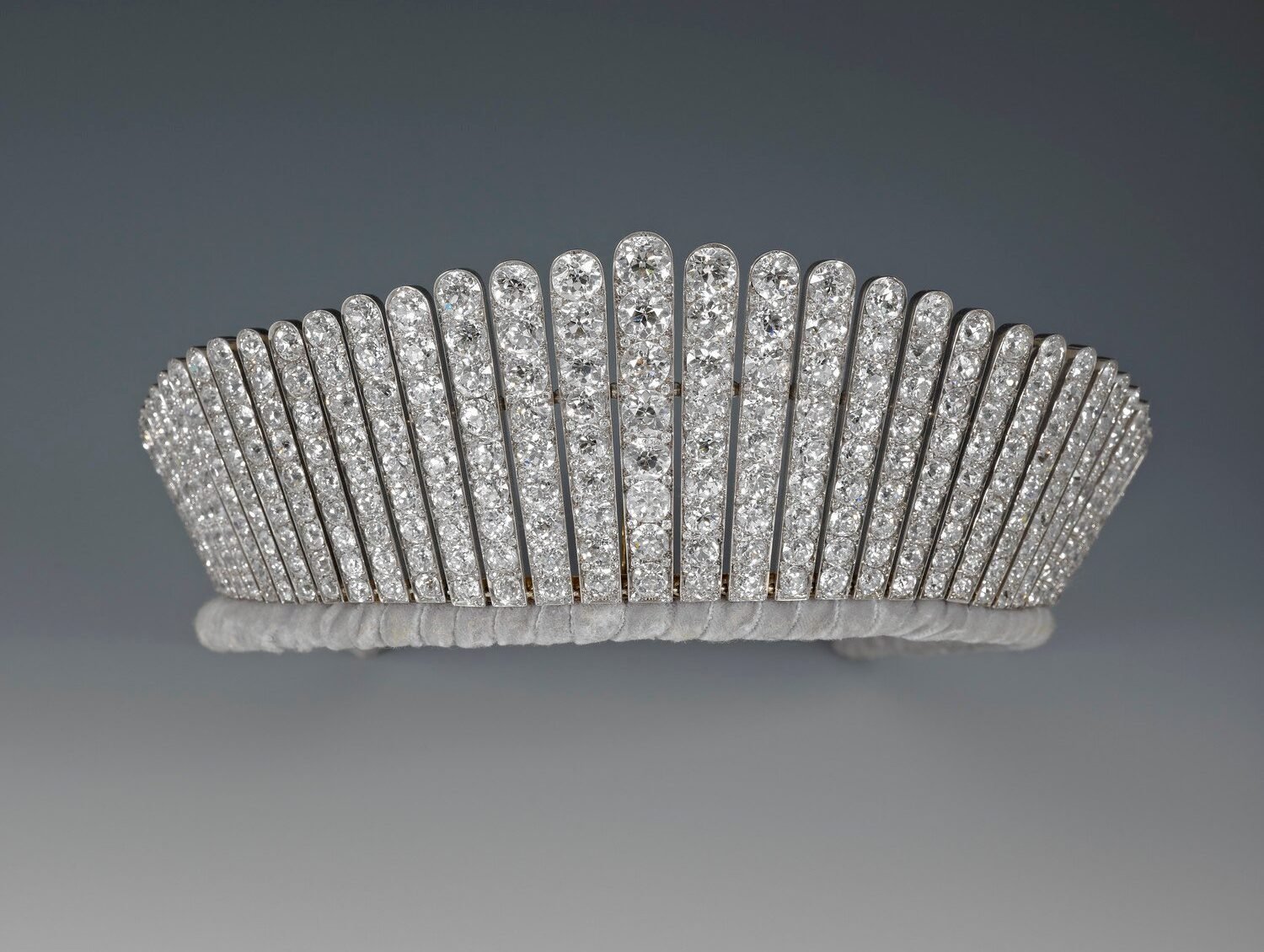 Close up of Queen Alexandra’s Kokoshnik Tiara.