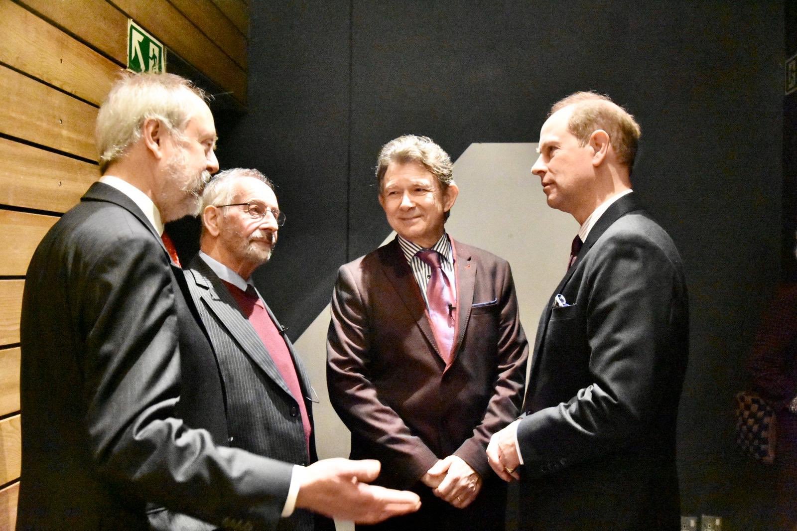 Prince Edward meeting with John Fieldsend. (Royal Family)