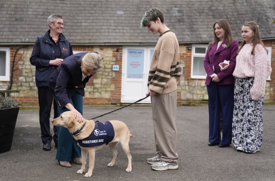 The Duchess met staff and volunteers at the facilities. (Royal Family)