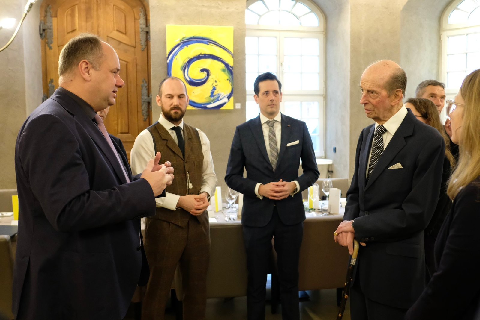 The Duke of Kent conducted an overseas visit to Germany. (British Embassy Berlin)