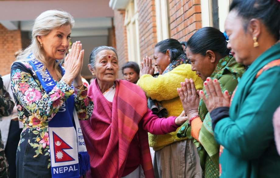 The Duchess of Edinburgh visited a refuge that aids victims of human trafficking. (Royal Family)