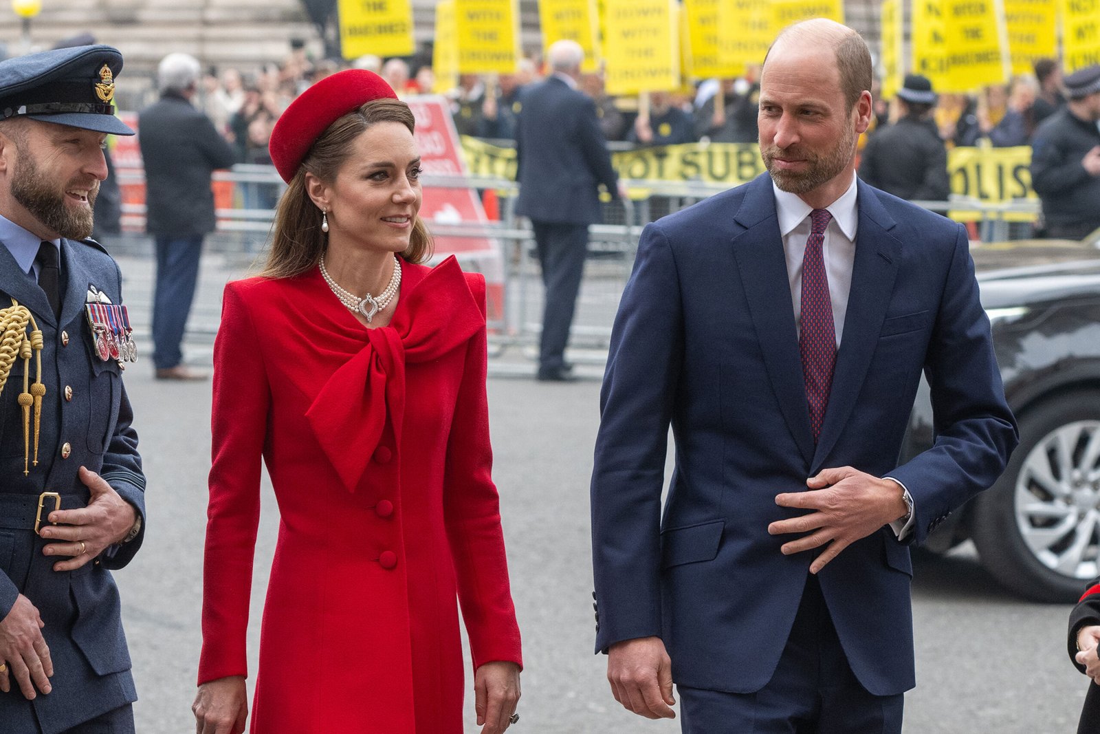 members of the Royal Family attend Commonwealth Day Service 2025