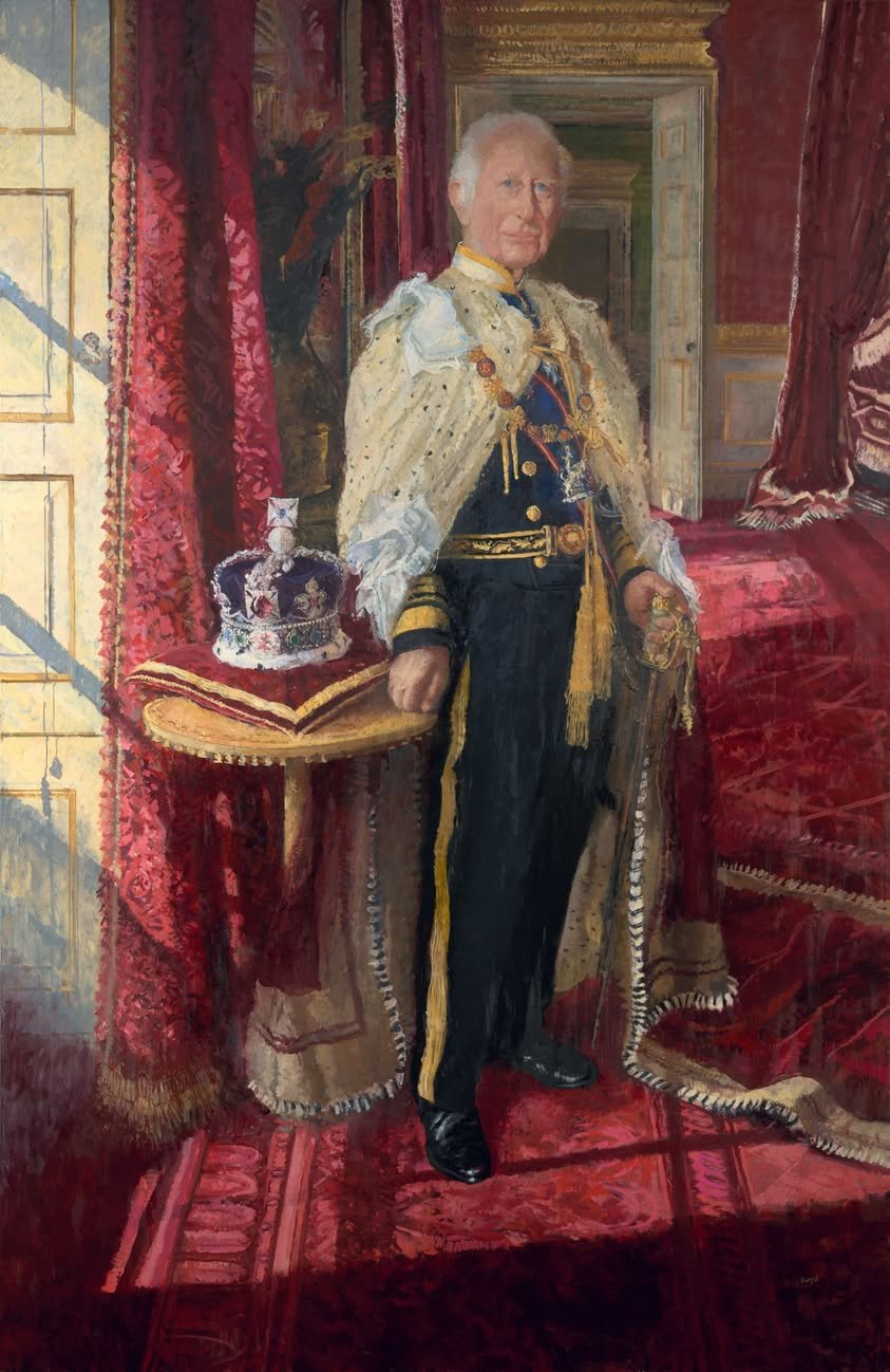 The King's Coronation Portrait. (Royal Family)