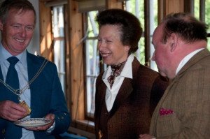 stock photo of Princess Anne, smiling at an engagement