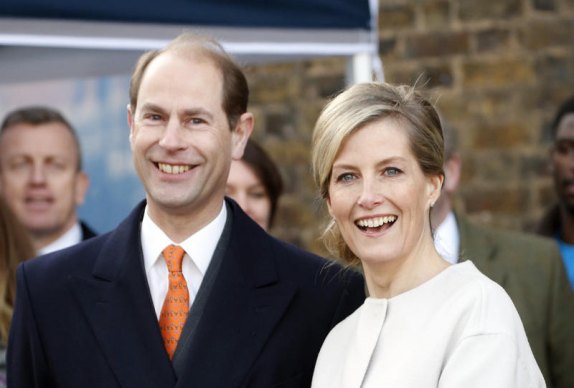 January 20, 2015 - London, United Kingdom: Prince Edward and Sophie, Earl and Countess of Wessex, attend engagements in support of the Queen's Diamond Jubilee Trust and Tomorrow's People on the Countess' 50th birthday. The Countess of Wessex, Patron, Tomorrow's People, accompanied by the Earl of Wessex, visited the Tomorrow's People Social Enterprises, St Anselm's Church, Kennington, to meet staff and supporters at work on the Flower Stall, Coffee Mob and Market Garden. Their Royal Highnesses were greeted by school children and tour the different enterprises, all of which offer training and development for young people and adults aiming to get back into work. Finally, the Countess was presented with a birthday cake by a Tomorrow's People client now employed at the local bakery and received flowers from the Flower Stall. (Robin Nunn/Nunn Syndication/Polaris) ///