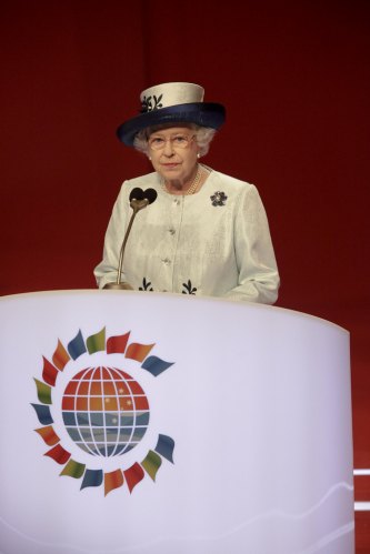 The Queen addresses the CHOGM in 2011, Sydney. The Commonwealth 