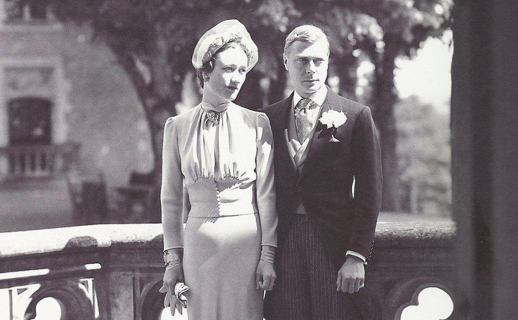Edward VIII on his wedding day after marrying Wallis Simpson in Paris following his abdication