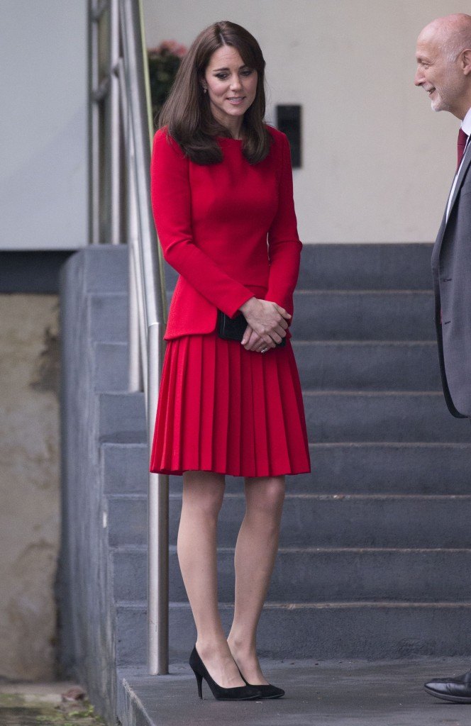 The Duchess of Cambridge attended a school Christmas party at the Anna Freud Centre. I-images 
