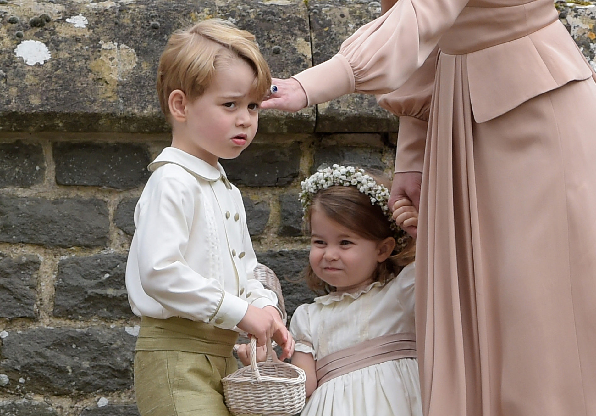 George & Charlotte looked adorable at Pippa's wedding; plus guests Harry, Eugenie ...1896 x 1322