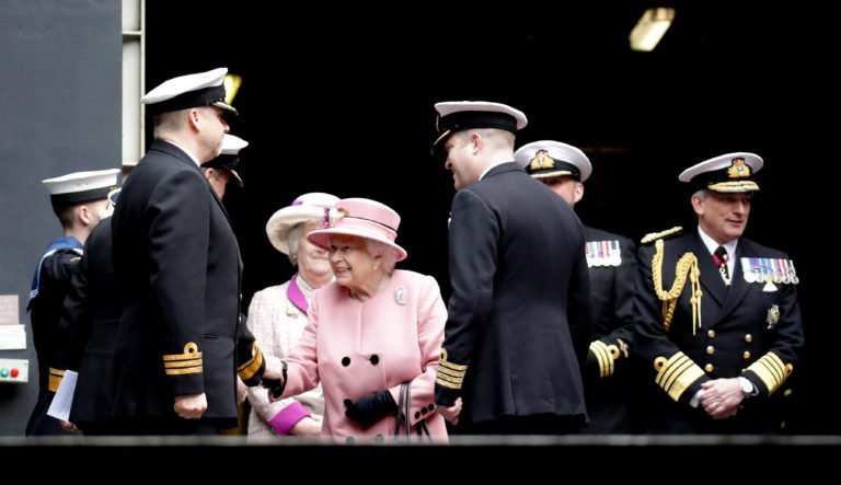 The Queen attends decommissioning ceremony for HMS Ocean • The Crown ...