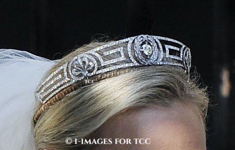 A close up of the Meander Tiara. Photo by : Andrew Parsons / i-Images