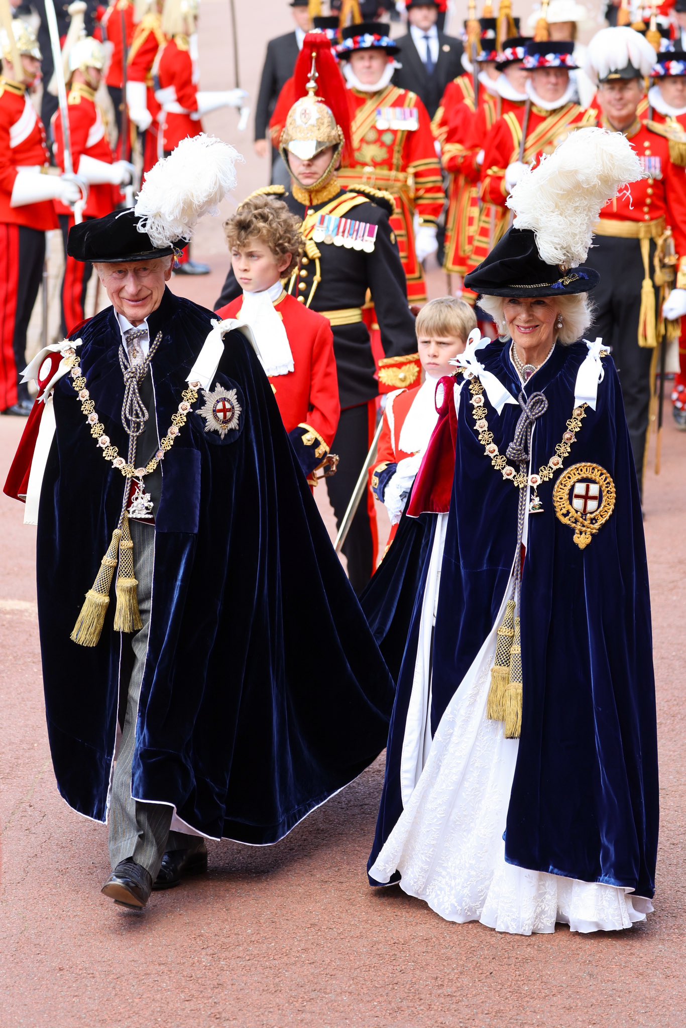 King Charles installs Duchess of Gloucester to Order of the Garter on ...