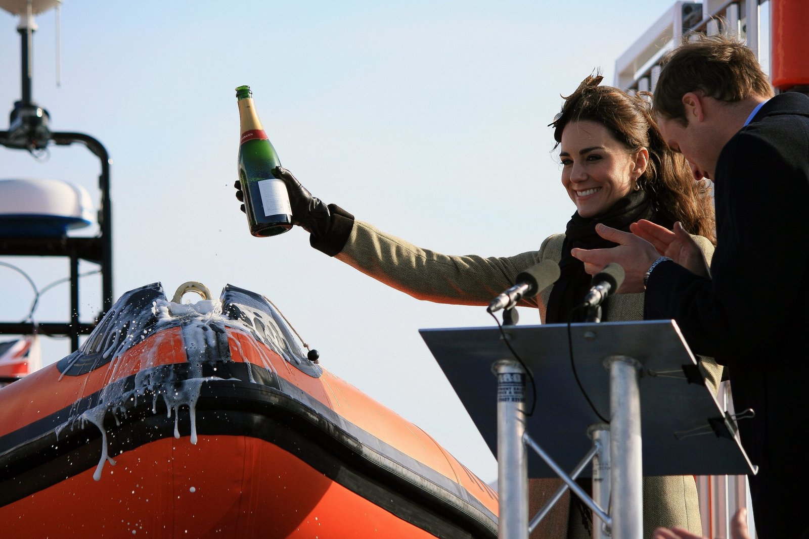 Catherine christened the lifeboat