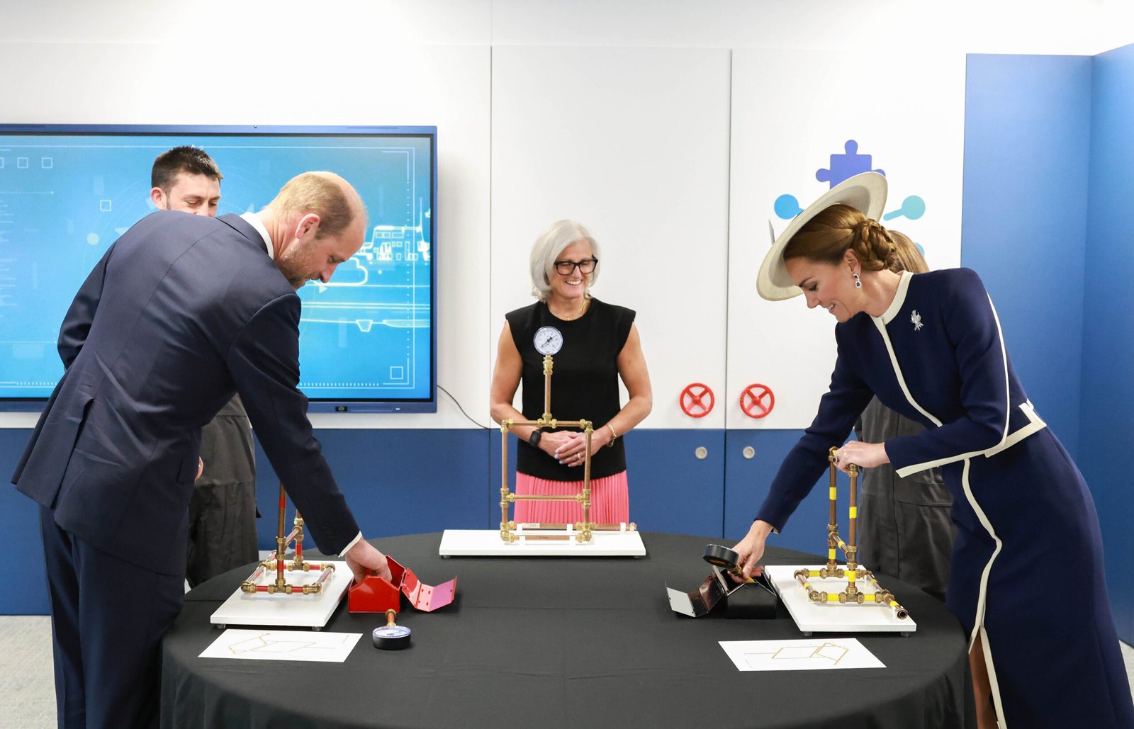 22/05/2025. Glasgow, UK. The Prince of Wales and The Princess of Wales, Sponsor HMS Glasgow, attend the ship’s naming ceremony at the BAE Systems’ shipyard in Scotstoun, Glasgow. Picture by Andrew Parsons / Kensington Palace