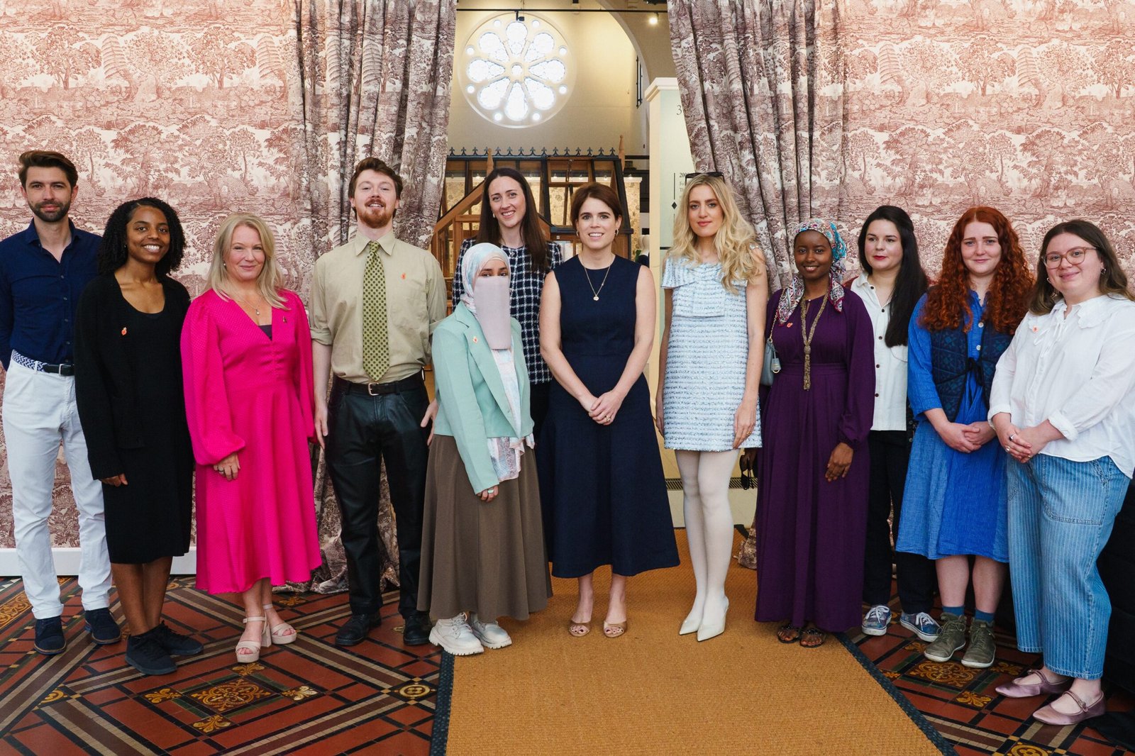 Eugenie alongside other mentors and the '35 under 35'. (The King's Foundation)