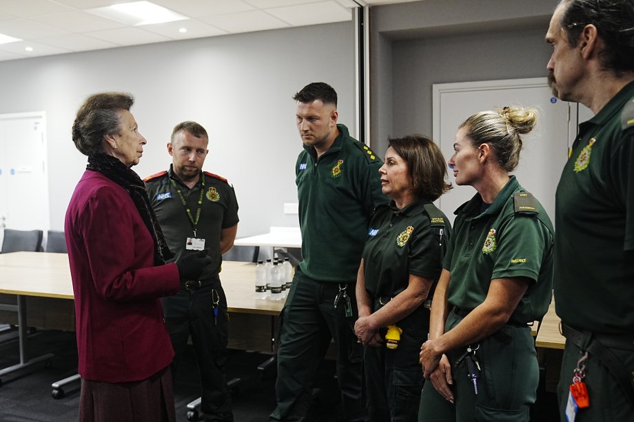 Anne thanked emergency services for their efforts. (Royal Family)