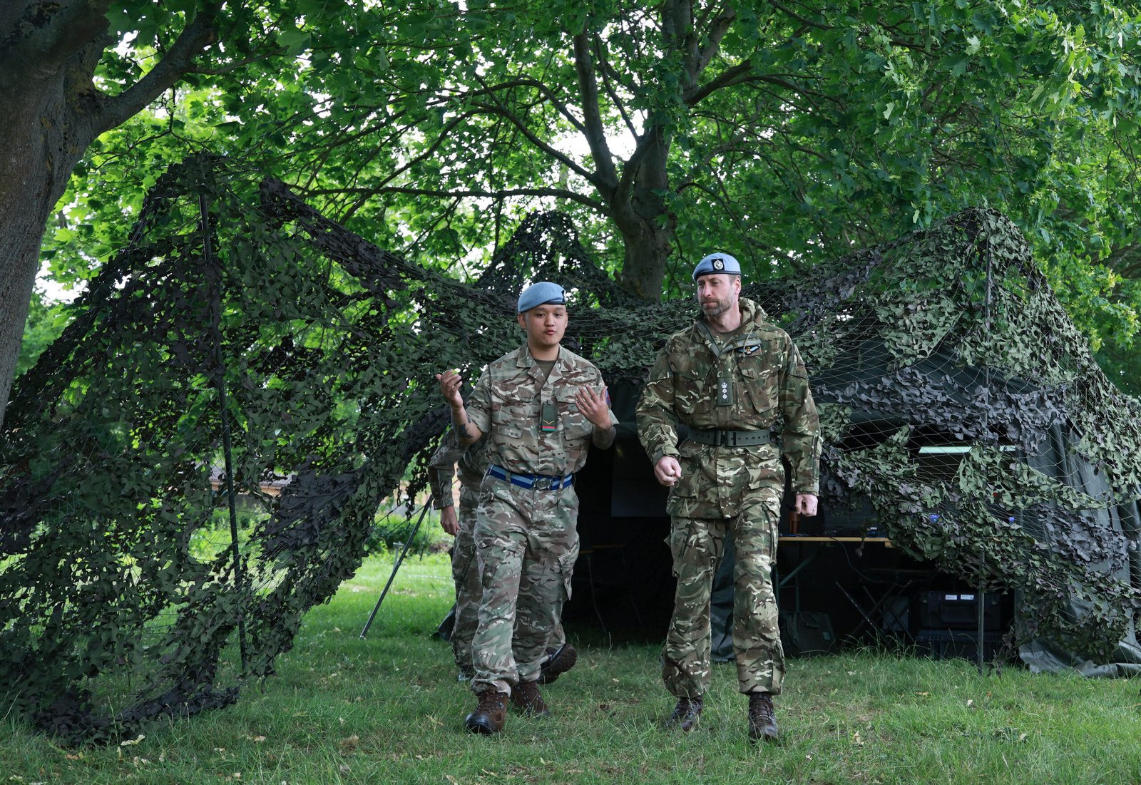 The Prince of Wales, Colonel-in-Chief, the Army Air Corps (AAC), during his first visit to the regiments. (Picture by Andrew Parsons / Kensington Palace)