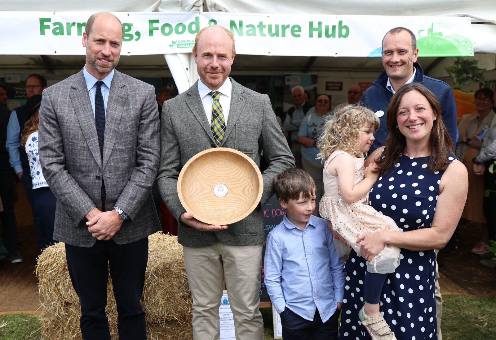 Prince William presented the Duchy of Cornwall Award. (Kensington Palace)