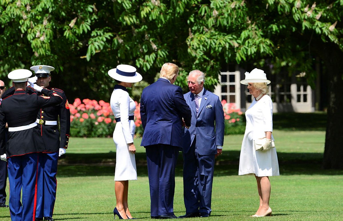 Charles and Camilla will host the President and First Lady for the state visit. (Defence Imagery)