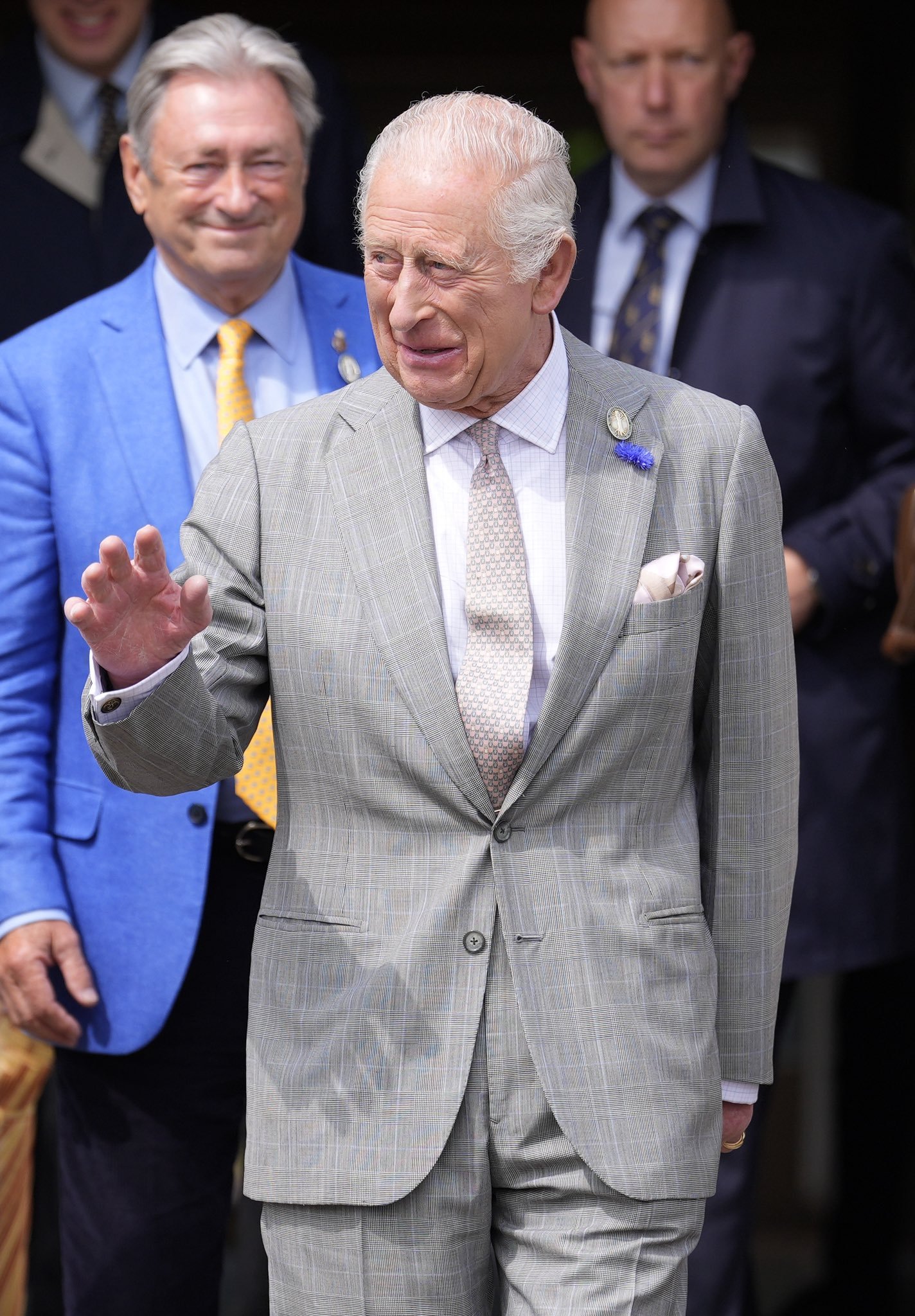 The King attending the Royal Windsor Flower Show. (Royal Family)