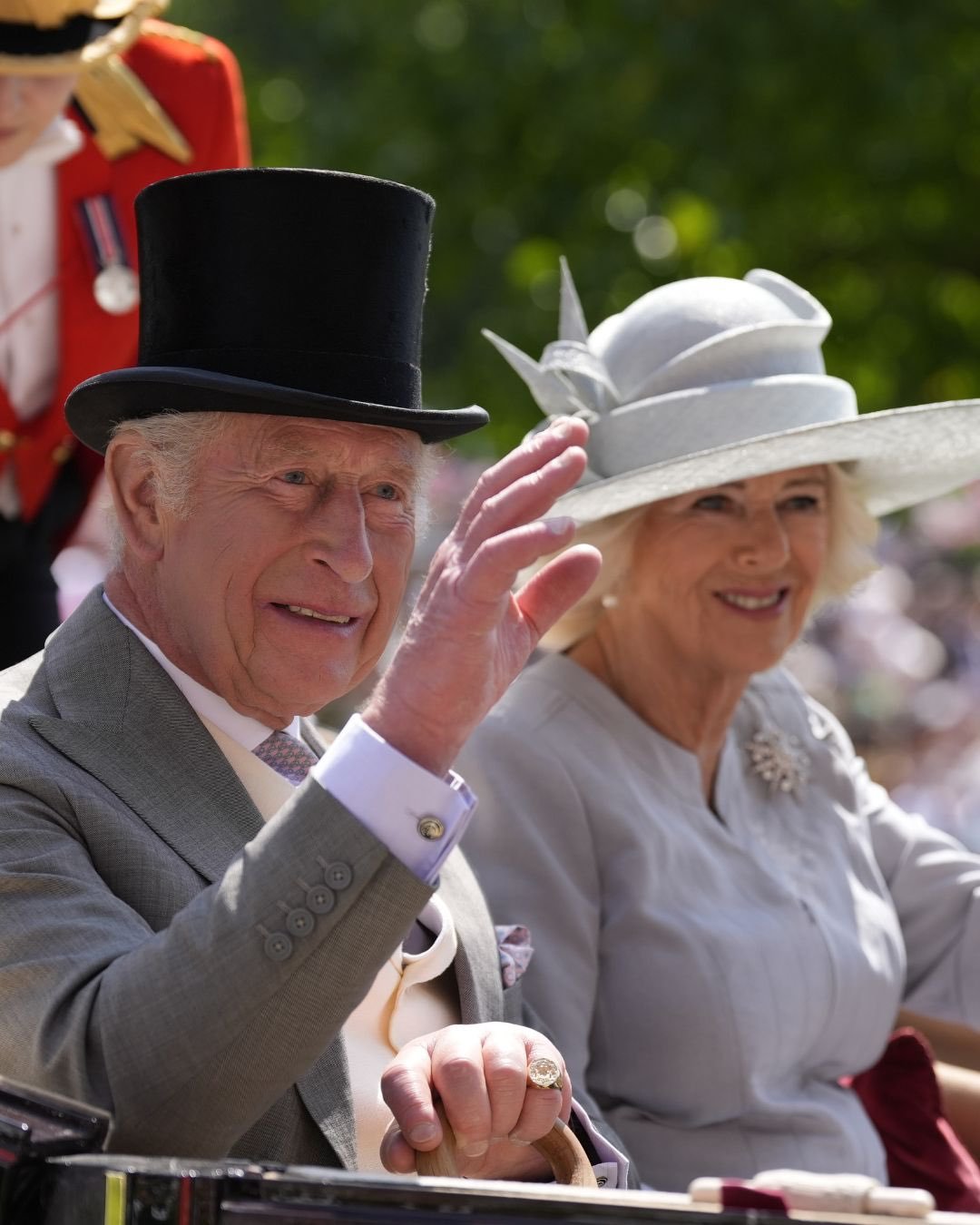 Charles and Camilla led the Royals in attending Royal Ascot. (Royal Family)