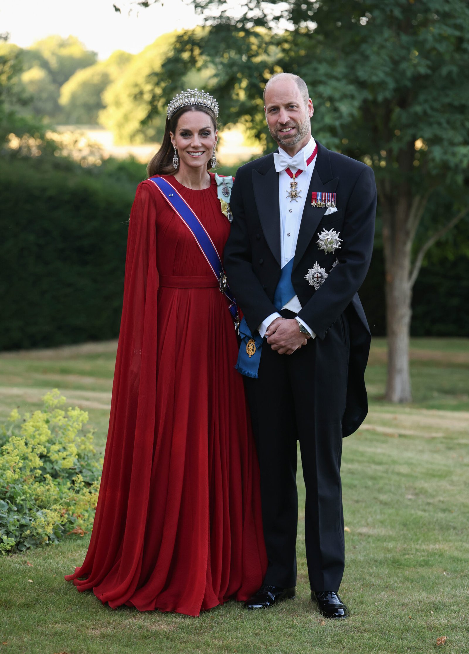 A new photograph of The Prince and Princess of Wales was released ahead of the French State Banquet. (Picture by Andrew Parsons / Kensington Palace)