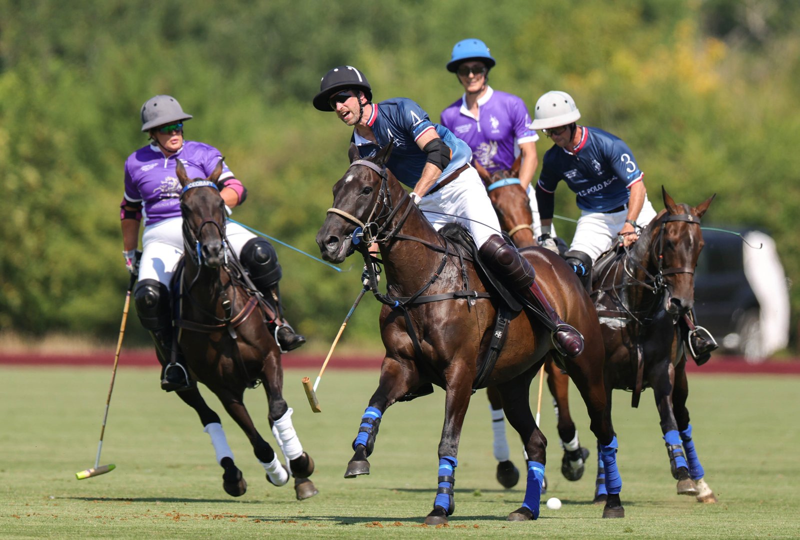 11/07/2025. Windsor, UK. The Prince of Wales takes part in the Out-Sourcing Inc. Royal Charity Polo Cup 2025 at the Guards Polo Club in Windsor. This is the 14th time that His Royal Highness has played in this polo match. The funds raised by the match will be distributed across ten charities and causes supported by The Prince and Princess of Wales, helping them to carry out the vital work that they do. Picture by Andrew Parsons / Kensington Palace