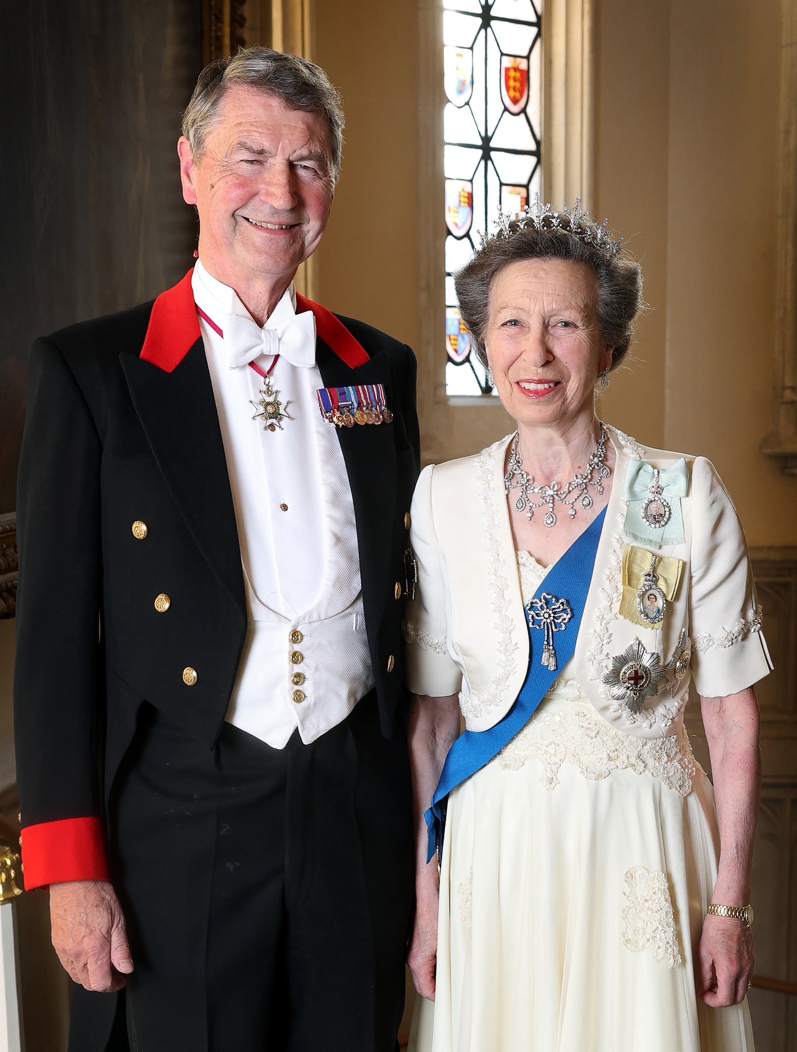 A new portrait of Princess Anne to mark her 75th birthday. (Buckingham Palace)