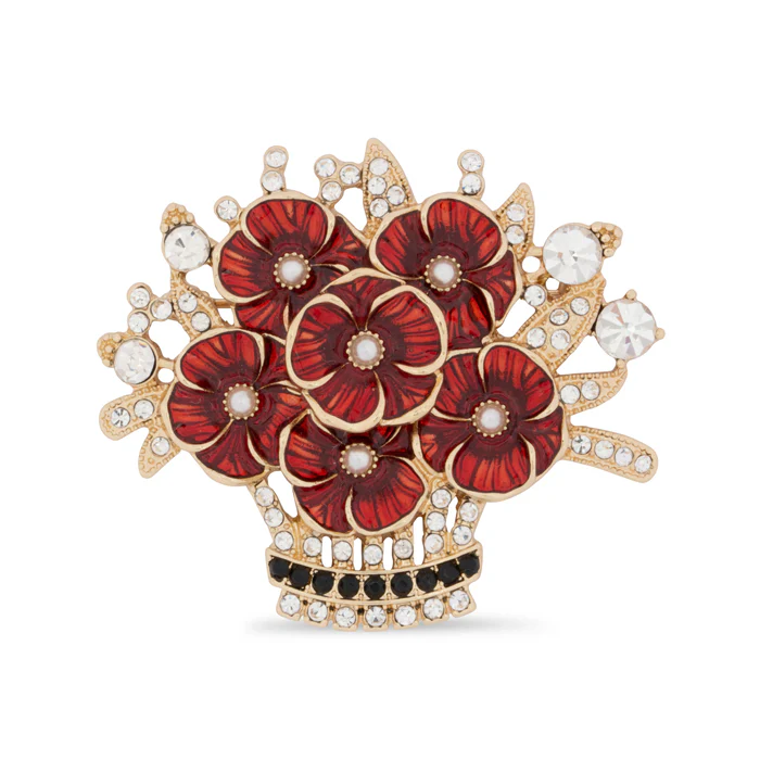 A new brooch has been launched by the Royal British Legion inspired by Elizabeth II.