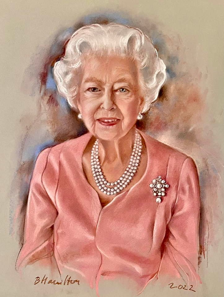 A portrait of Her Majesty Queen Elizabeth ll. (Basia Hamilton/Facebook)
