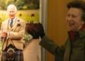 Princess Anne unveils portrait of The King at Scottish Parliament