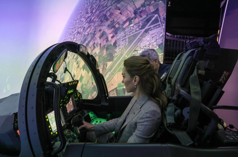 ‘Louis wants to be a pilot’ says Catherine at RAF Coningsby