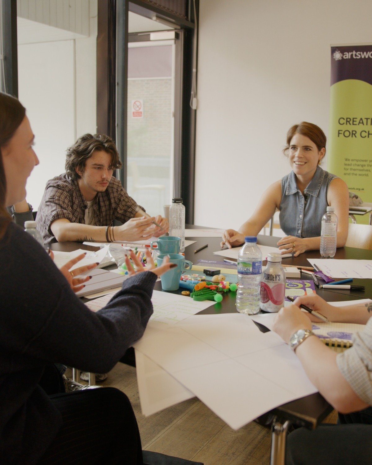 Princess Eugenie has become Patron of a charity that champions creativity in young people. (Artsworld)