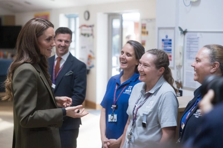 Princess of Wales returns to children’s hospice where she gave her first speech – 14 years on