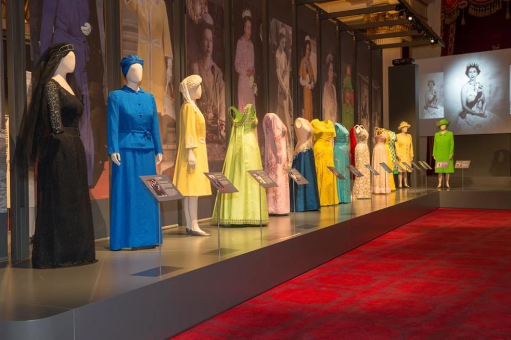 Dresses worn by The Queen over her 90 years are being displayed at Buckingham Palace (Royal Collection Trust/Queen Elizabeth II)
