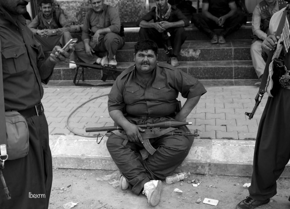 2 (1) Darren White's photo of this man resting at the beginning of the raqqa offensive in syria was rupert's favourite photo and won our competition