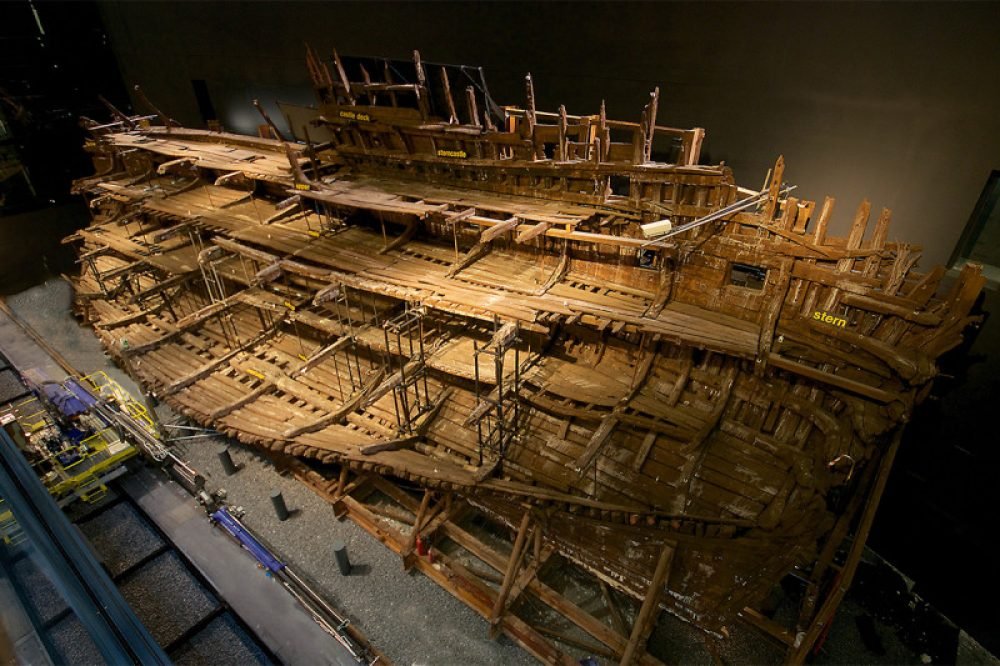 The Mary Rose can be viewed in its entirety now, after the drying out process was completed (Mary Rose Trust)