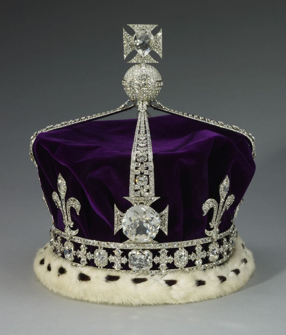 The Kohinoor diamond sits in The Queen Mother's crown. Royal Collection/HM The Queen 2016