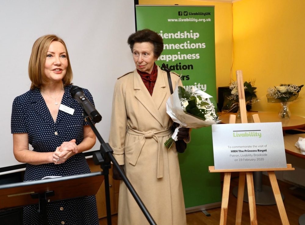 Princess Royal visits Livability harity's Brookside House care home (Photo courtesy of Livability)