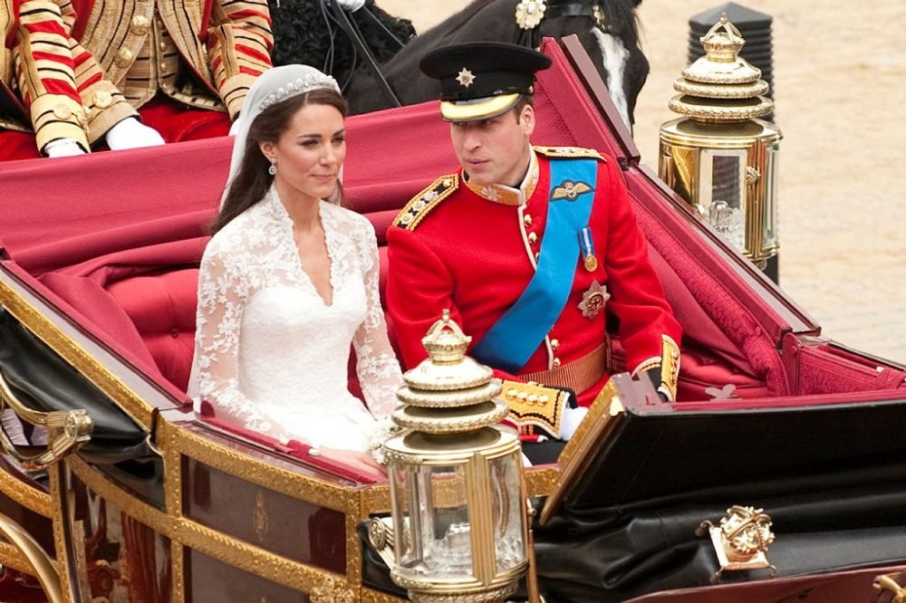 The Duke and Duchess of Cambridge married at Westminster Abbey on 29th April 2011 (Picture: MOD)