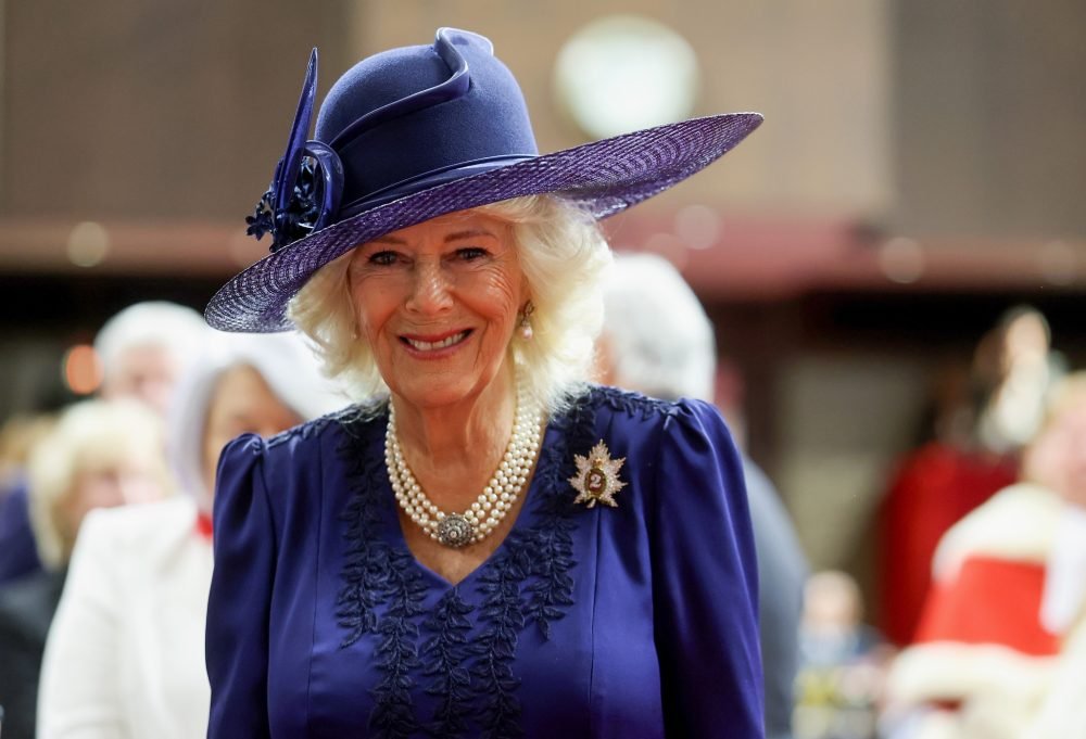 Queen Camilla arrives on the Senate floor before the State Opening of the Parliament of Canada, in the Senate Chamber at the Senate of Canada Building, Ottawa, where King Charles III will deliver the Speech from the Throne, as part of the royal two-day visit to Canada. Picture date: Tuesday May 27, 2025.