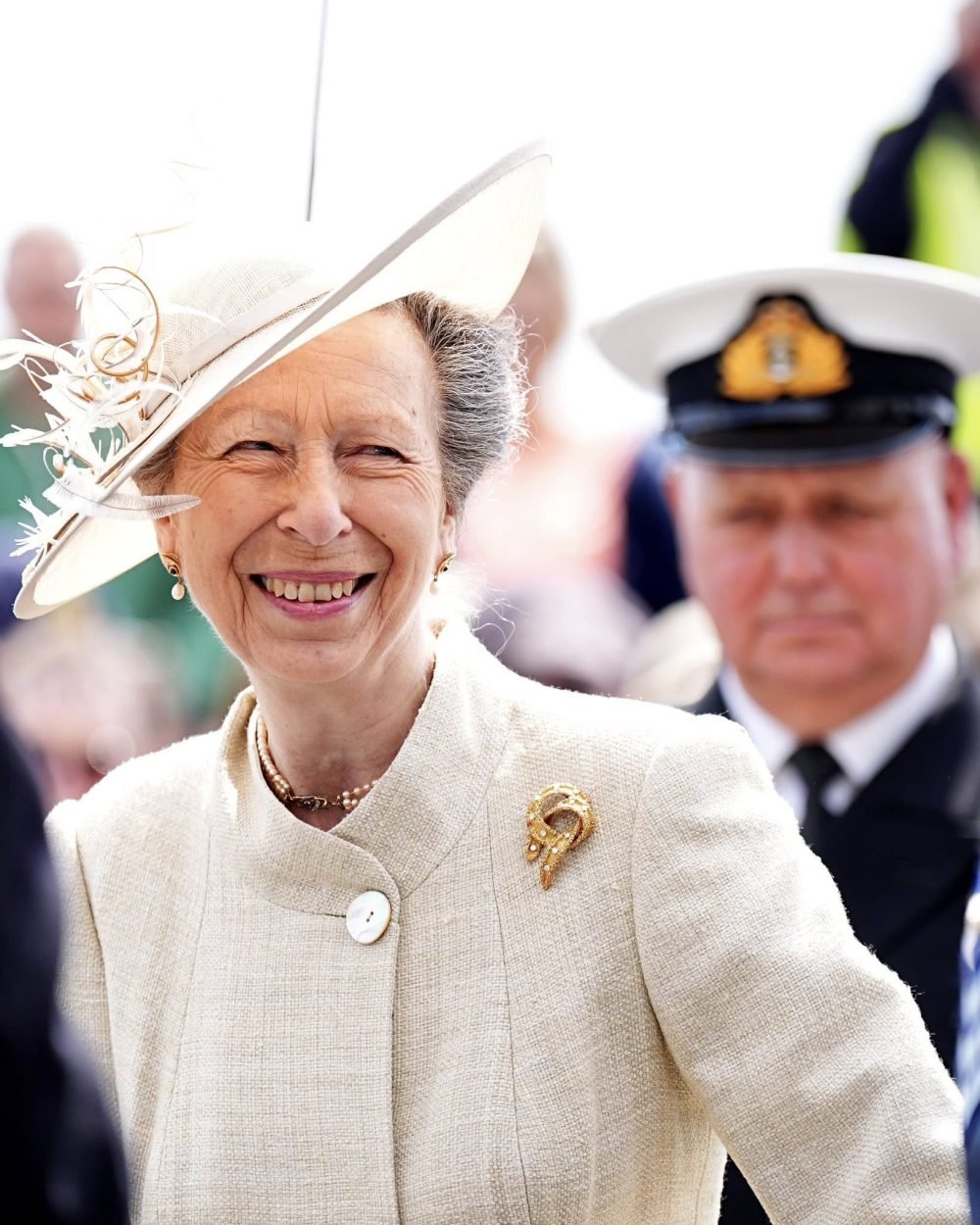 The Princess Royal during a visit to St Peter Port, to attend commemorations in Guernsey and Sark marking the 80th Anniversary of the Liberation of the Bailiwick. (Royal Family)