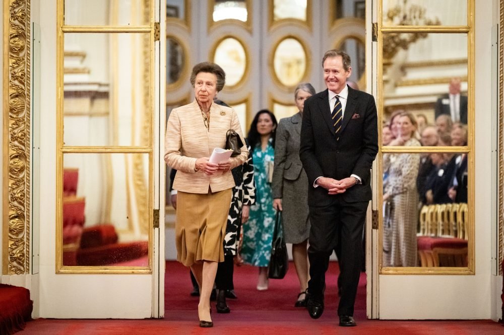 The Princess Royal arrives for a reception at Buckingham Place, London, to bring together charities and organisations that Anne is closely associated with to discuss key topics including the challenges facing the sector, public trust in charities and the opportunities and risks presented by new technologies. Picture date: Thursday June 5, 2025.