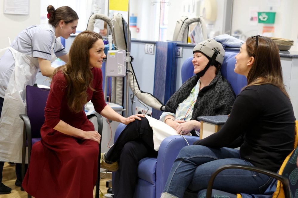 14/01/2025, London, UK. The Princess of Wales visits the Royal Marsden Hospital in West London.  Picture by Andrew Parsons / Kensington Palace