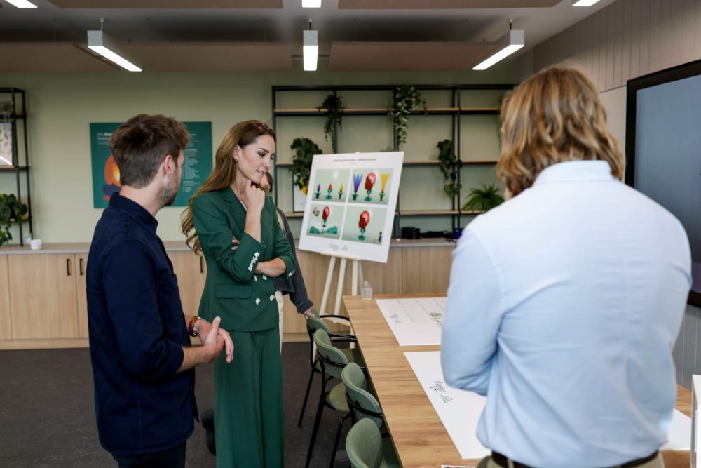 05/06/2025. The Princess of Wales meeting with creatives and sector experts involved in the creation of The Centre for Early Childhood’s Shaping Us animated shorts series. Picture by Andrew Parsons / Kensington Palace