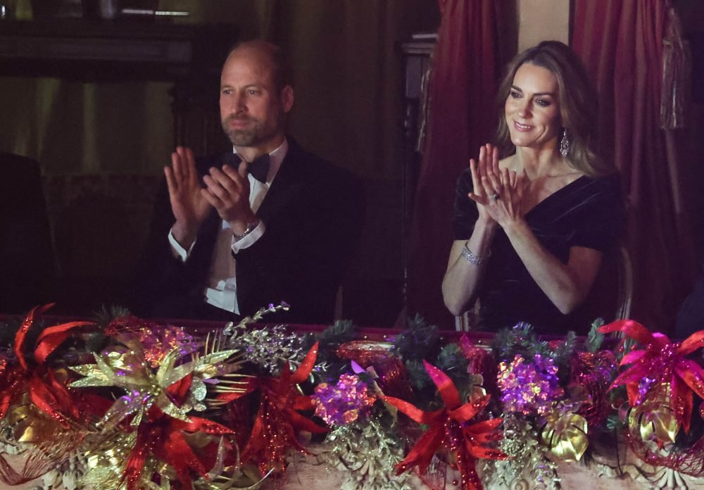 19/11/2025. London, UK. The Prince and Princess of Wales during the Royal Variety Performance at the Royal Albert Hall. Their Royal Highnesses met a number of performers and representatives from the Royal Variety Charity. This was the sixth time The Prince and Princess have attended the Royal Variety Performance. Picture by Andrew Parsons / Kensington Palace